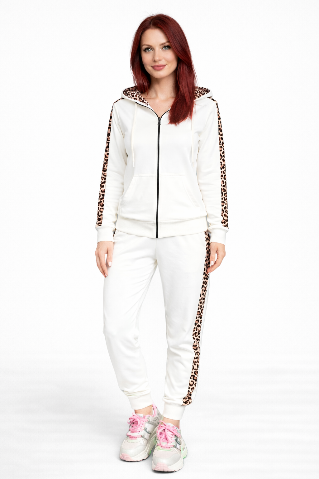 Trening Leopard pentru Femei 2026 Alb